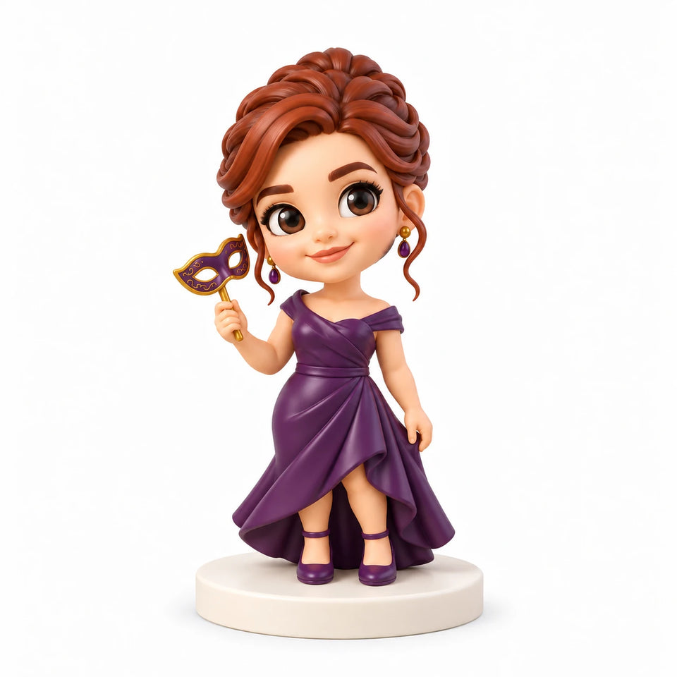 Custom Masquerade Evening Figurine