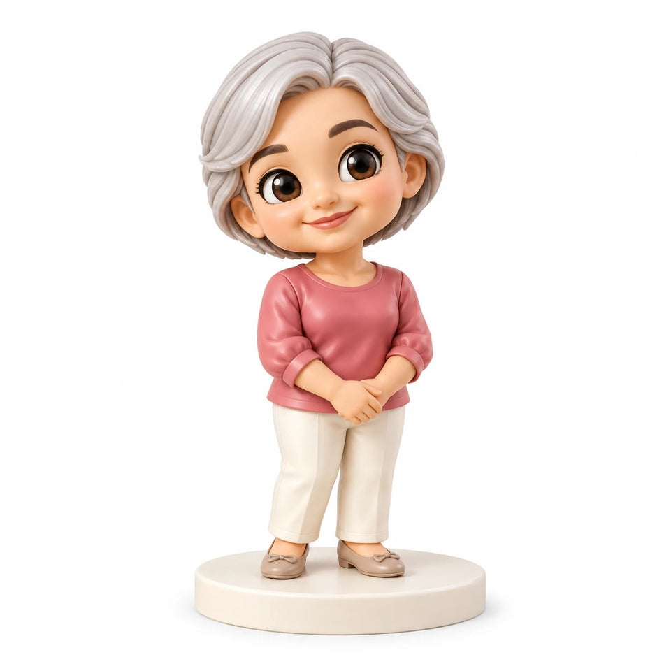 Custom Mum's Birthday Portrait Figurine