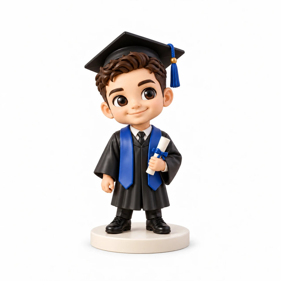 Custom Graduation Day Portrait Figurine