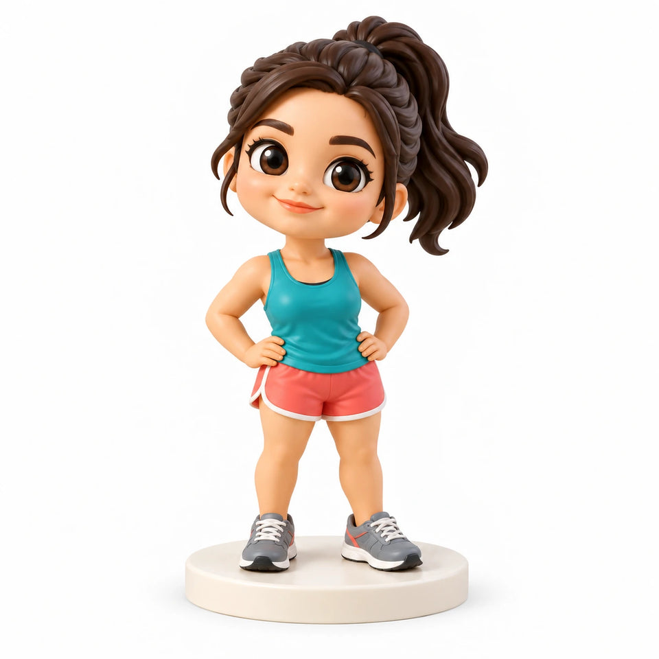 Custom Running Milestone Figurine