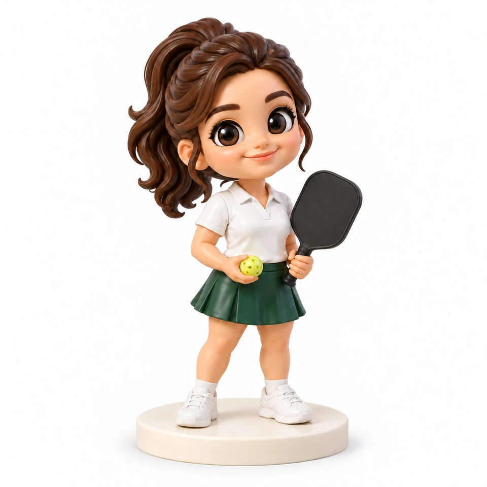 Custom Pickleball Partner Figurine
