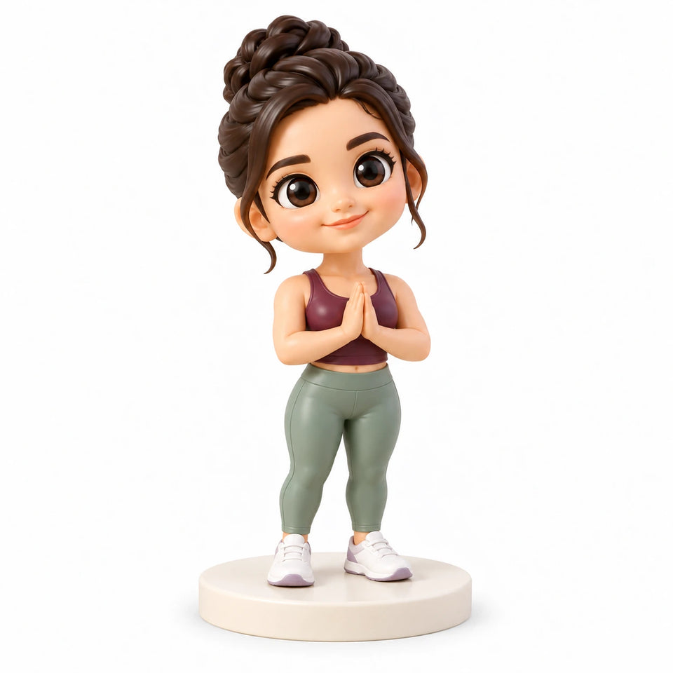 Custom Yoga Journey Figurine