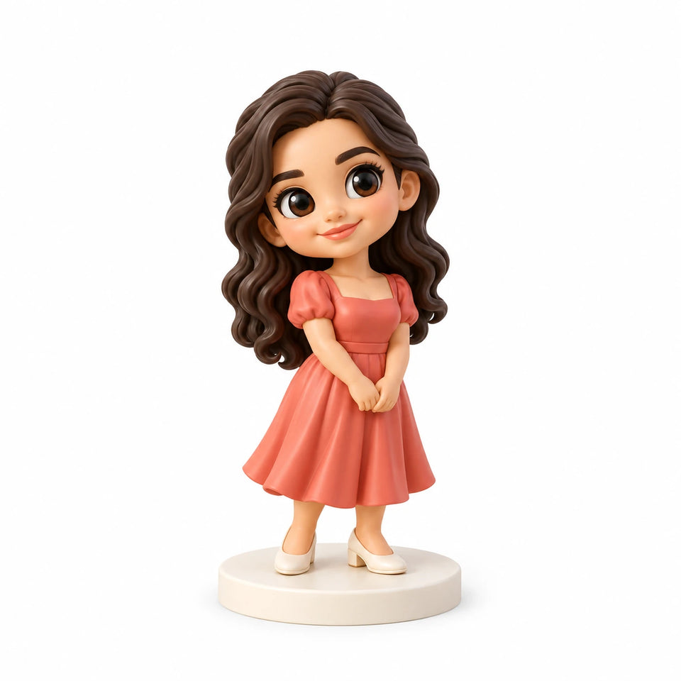 Custom Celebration Dress Portrait Figurine