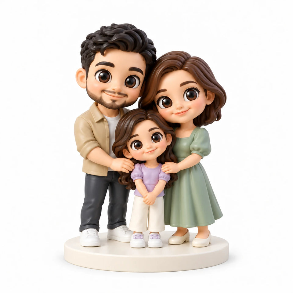 Custom Family Weekend Figurine