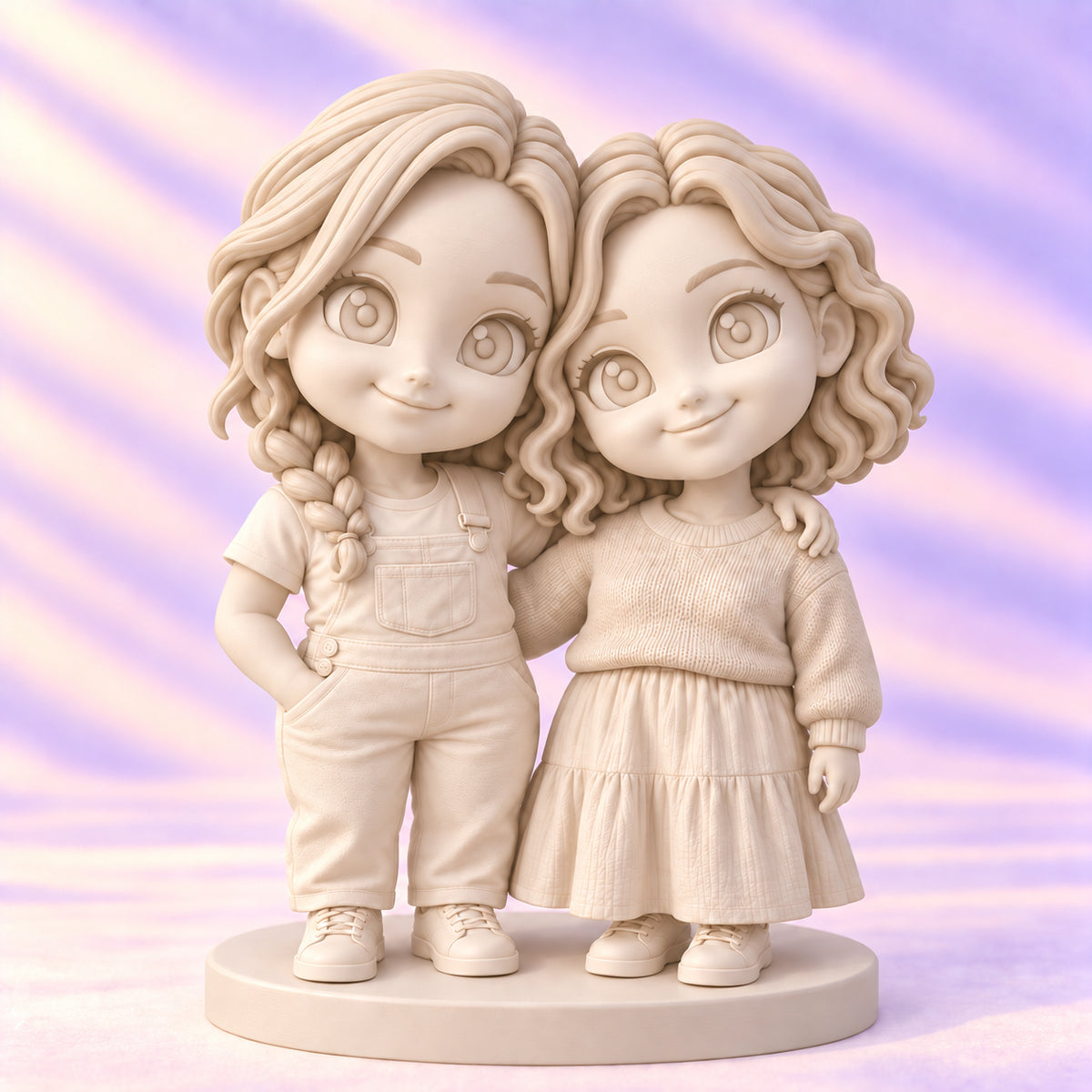 besties chibi figure product-main design illustration