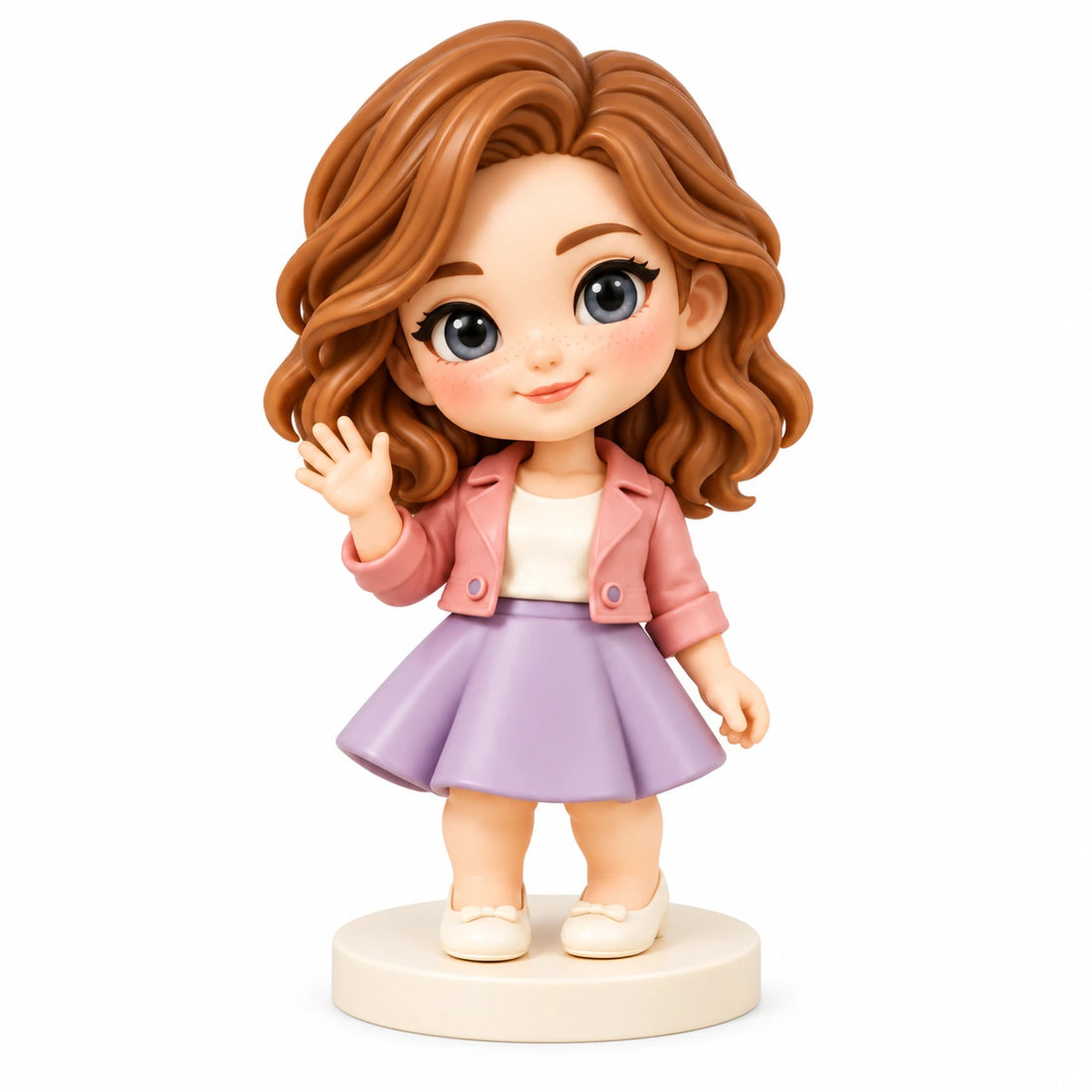 Custom birthday figurine — Hand-Painted