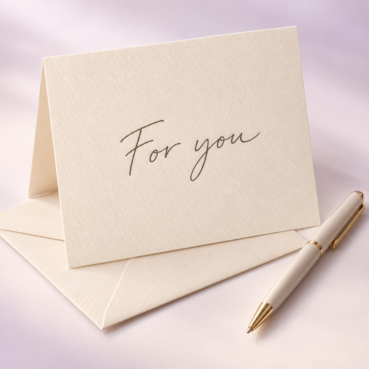Handwritten Message Card