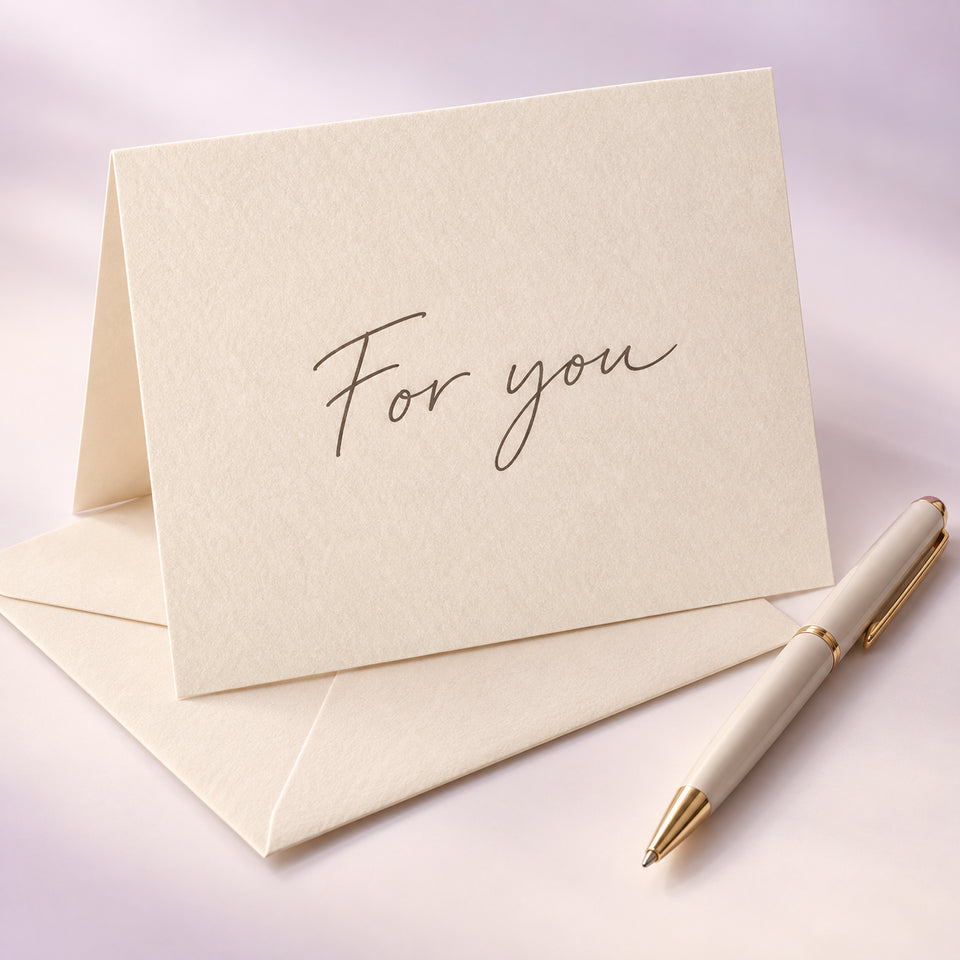 Handwritten Message Card