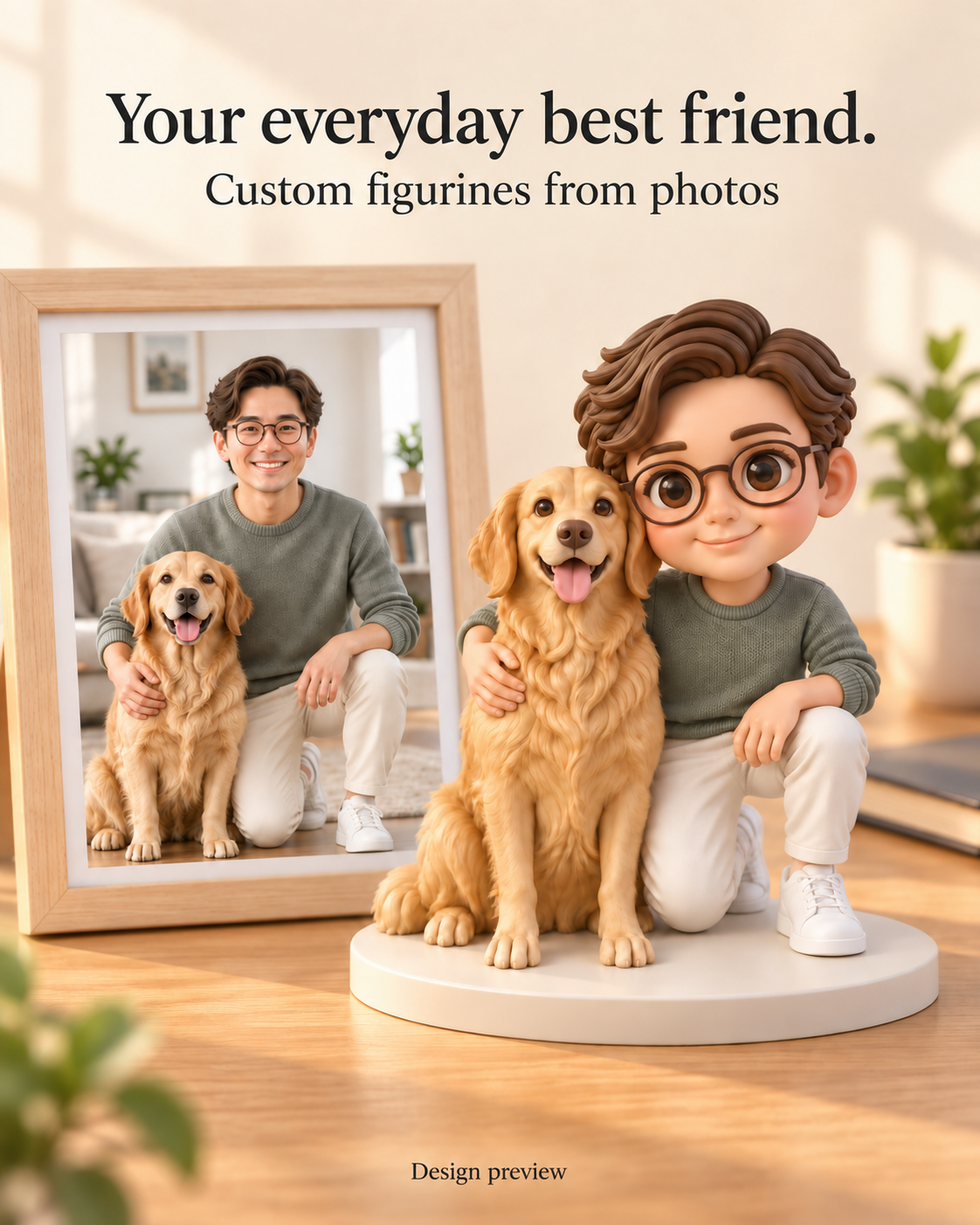 You and your pet — photo inspiration and design preview
