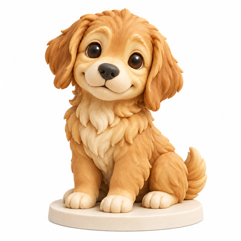Custom pet figurine — Hand-Painted